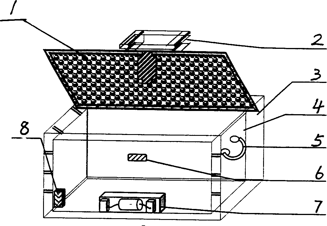 Anti-robbing bills-carrying box of bank