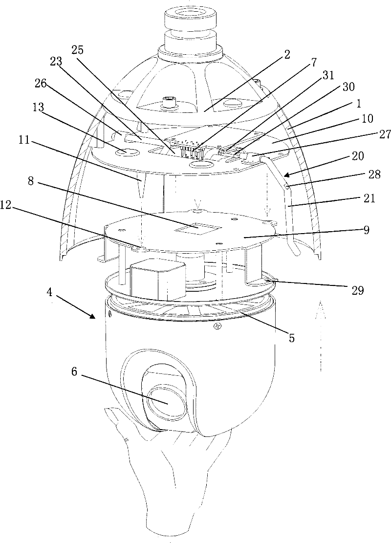 High-speed dome camera