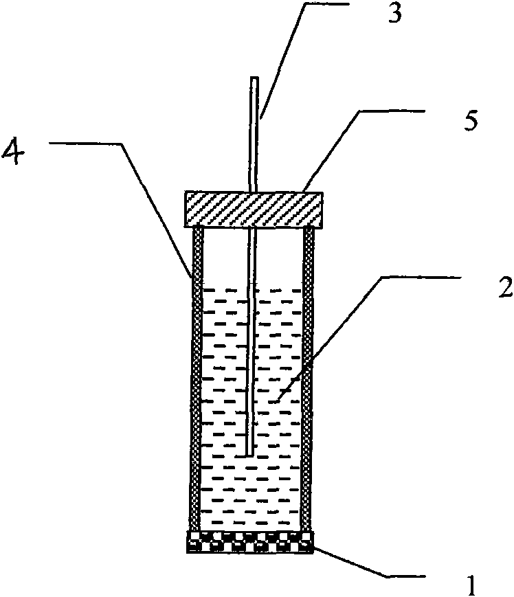 Malachite green selective electrode and manufacturing method thereof