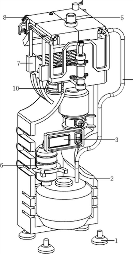 Sewage circulating treatment device