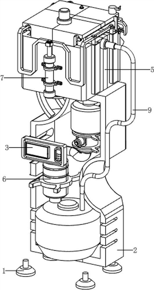 Sewage circulating treatment device