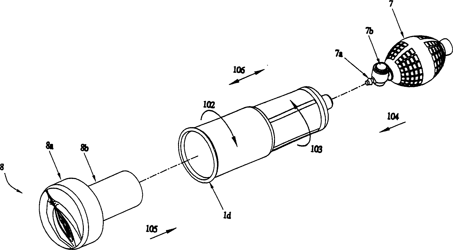 Telescopic penis enlarger