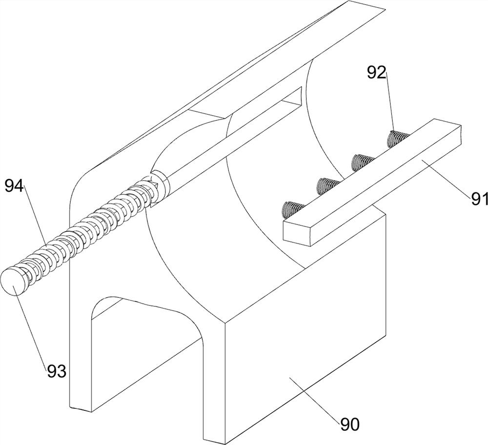 A batch labeling device for meat skewers in the catering industry