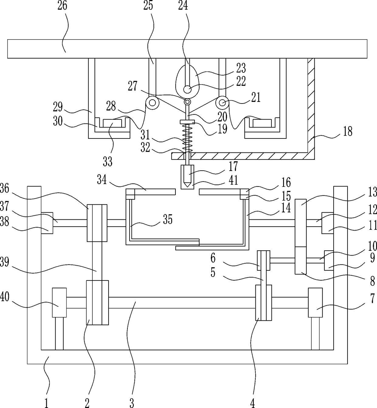 A mineral ore detection device