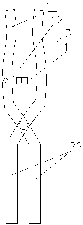 Push-open type convenient-to-operate dam bag gap maintenance device