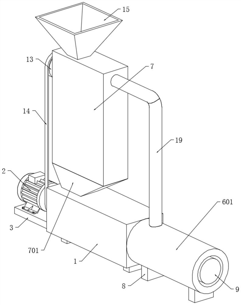 Production device of HDPE pipe