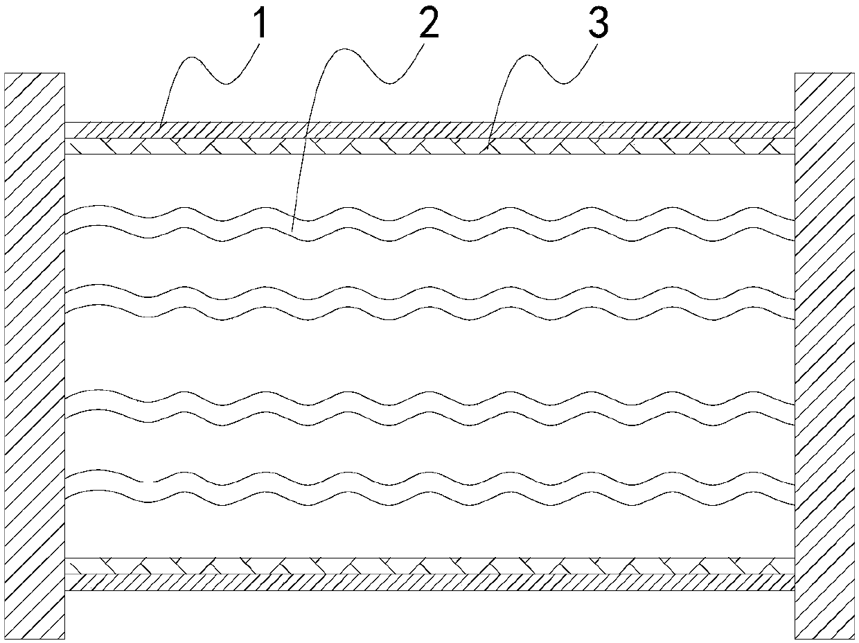 Antifreezing structure for shell-and-tube type heat exchanger