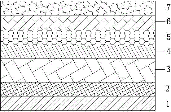 Medical fabric with gaps between warps and wefts