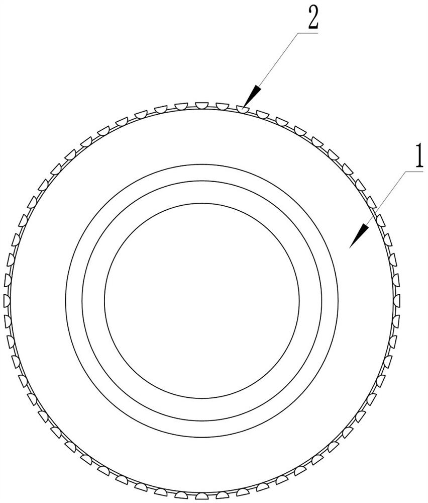 High-toughness wear-resistant shield tunneling machine inserted hob cutter ring and preparation method thereof