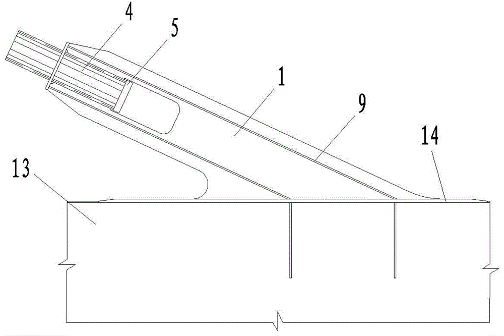 Bridge Steel Main Girder Shear Compression Load-bearing Anchor-stayed Plate Structure