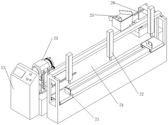 Whole glass tube processing system of medium-high temperature solar heat collecting tube