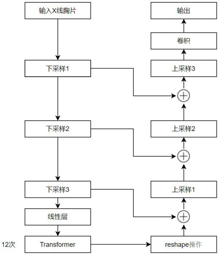 Multi-center child X-ray chest radiography image lung segmentation method based on TransUNet model