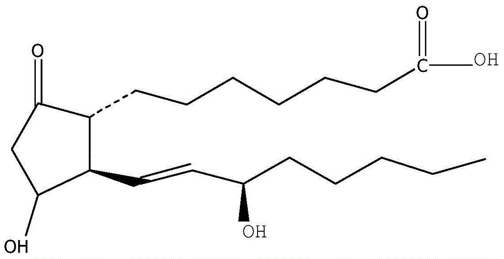 Content detection method of alprostadil injection