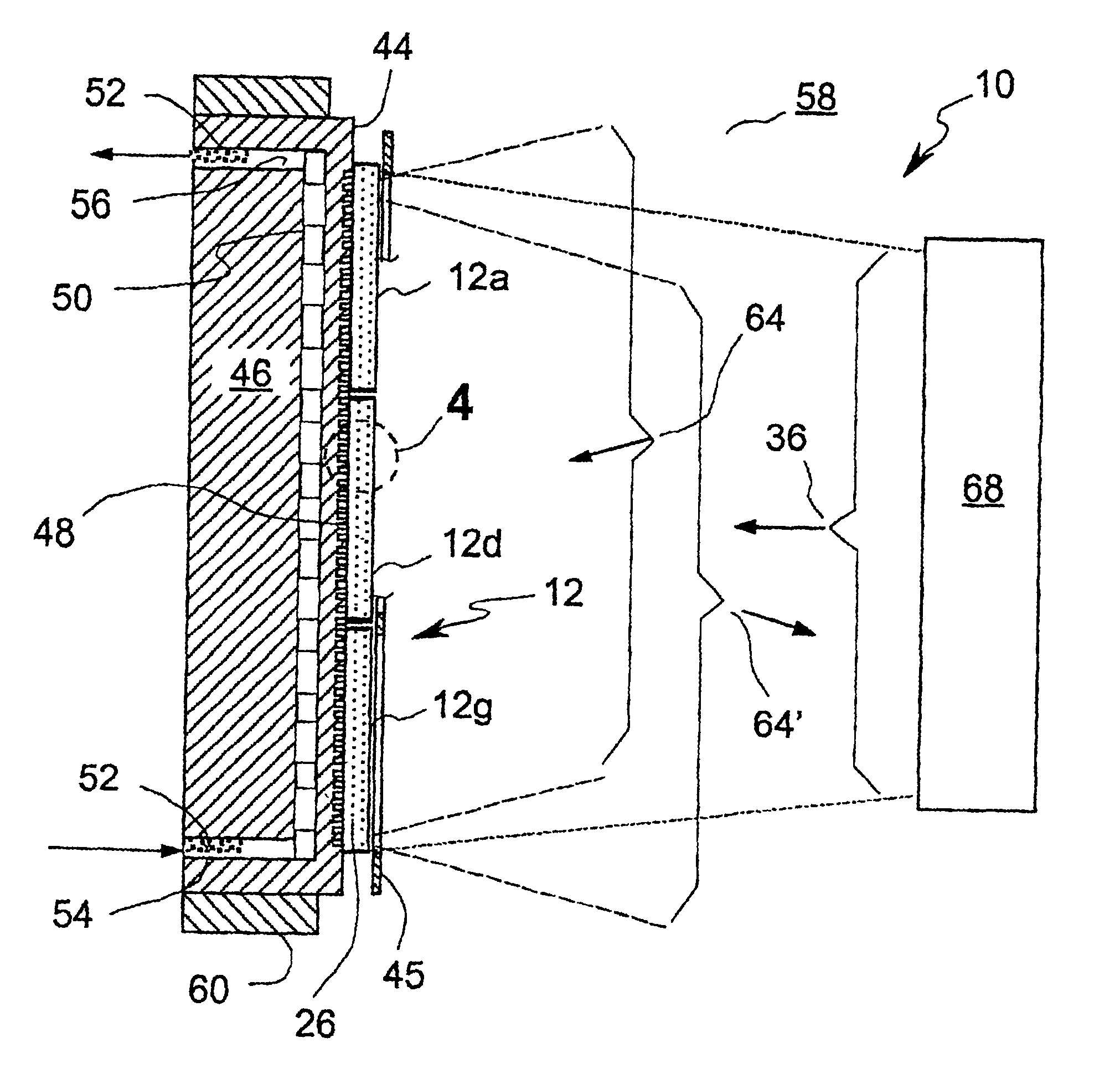 High-average power active mirror solid-state laser with multiple subapertures