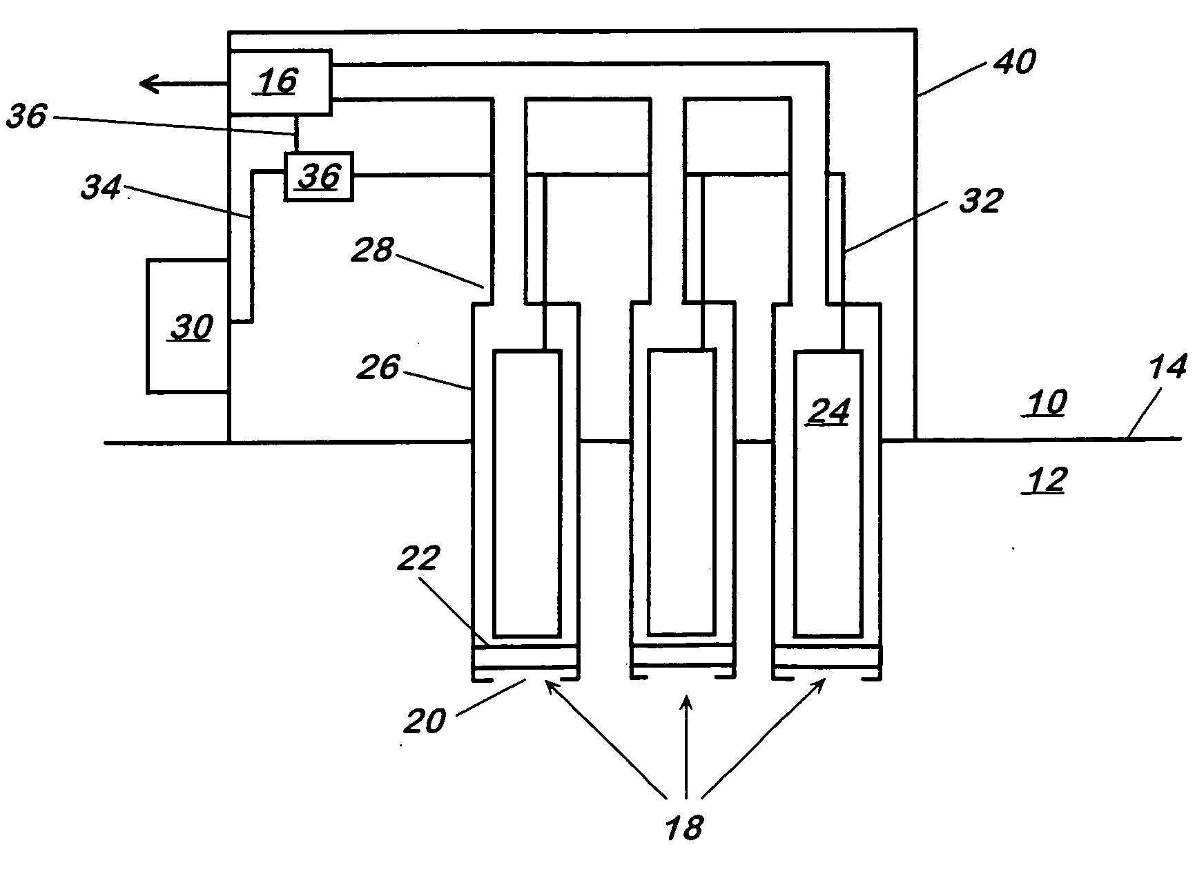 Method and apparatus for generating power from voltage gradients at sediment-water interfaces using active transport of sediment porewater