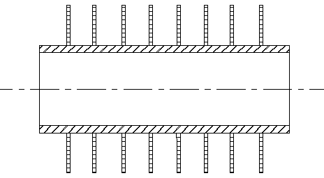 Novel evaporative condenser