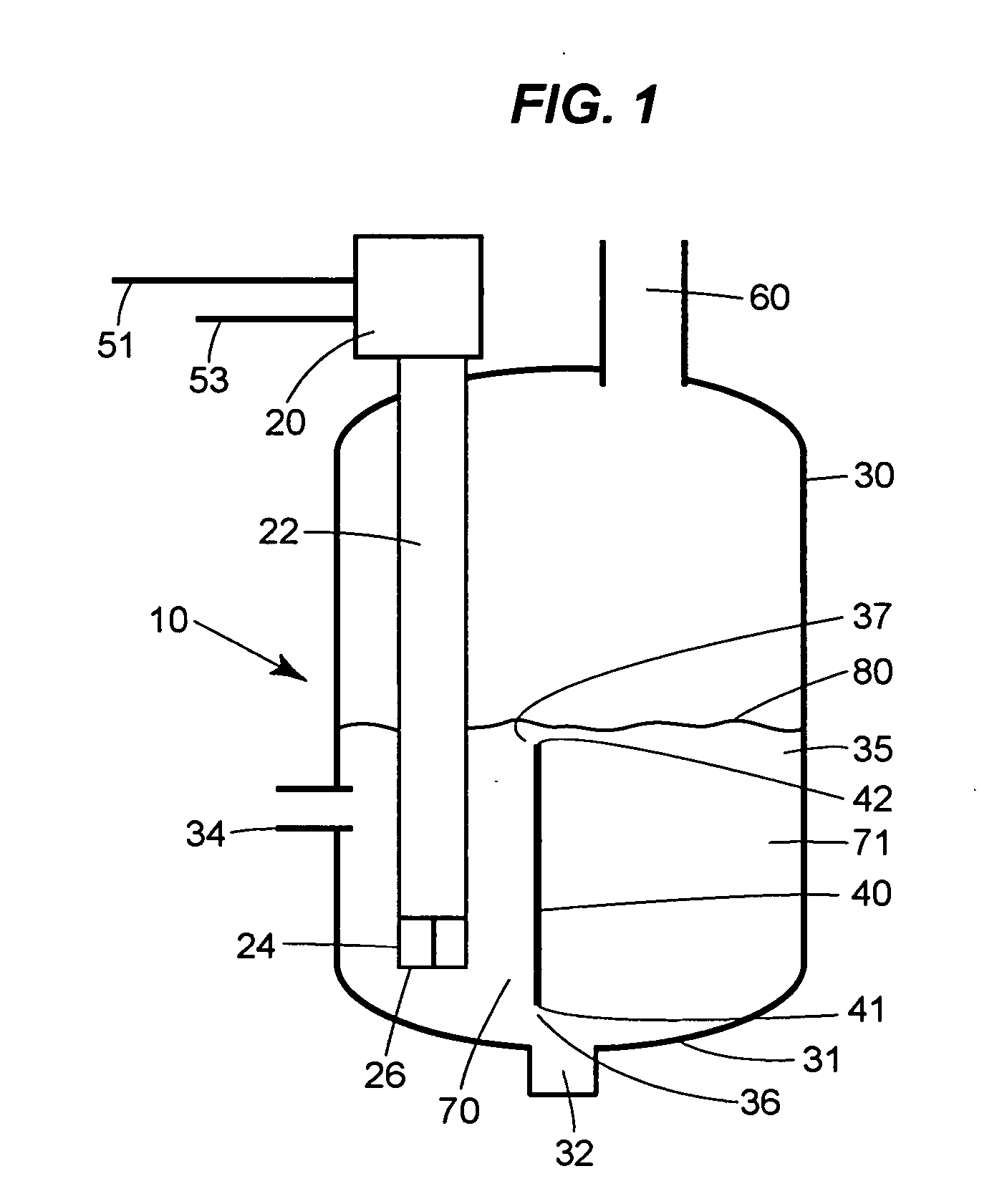 Submerged gas evaporators and reactors