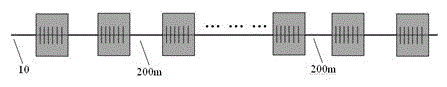 Time-division multiplexing array fiber grating real-time monitoring system for seismic waves