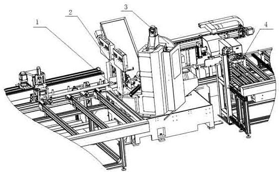 Machining center with laser scribing or laser cutting