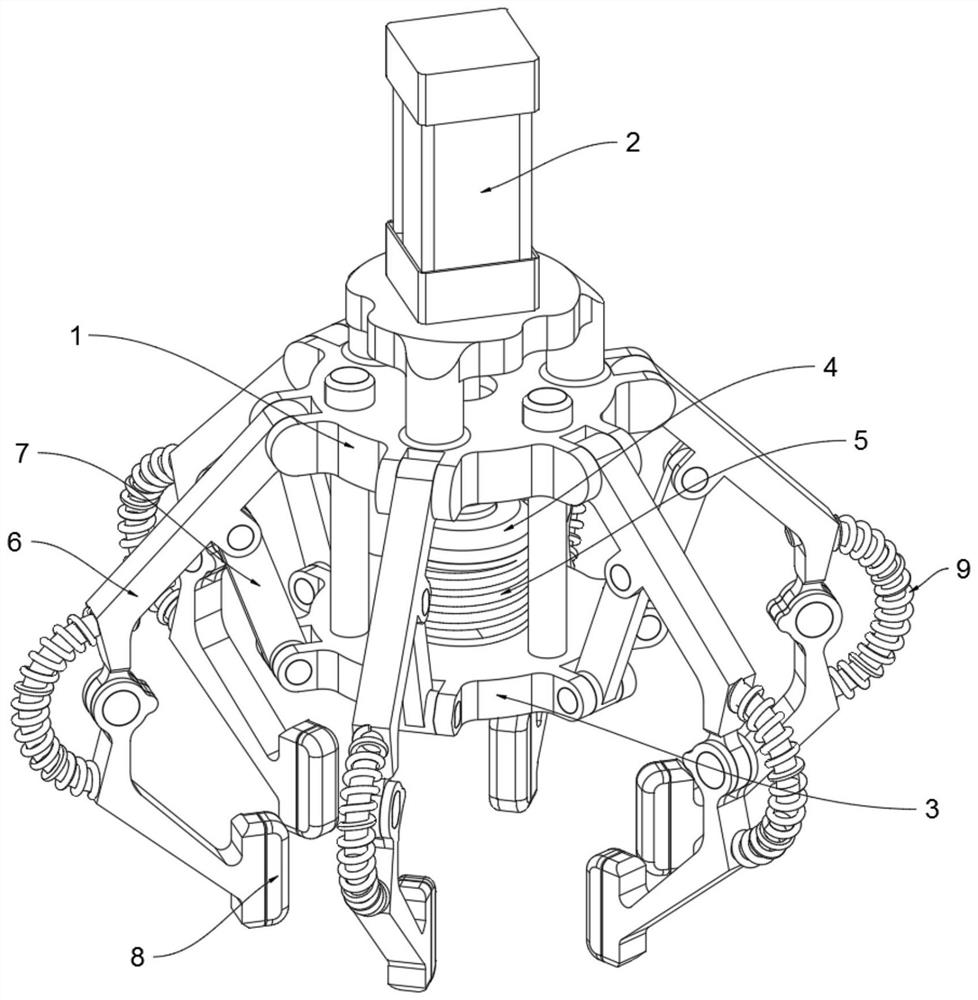 Anti-fragmentation clamping tool for new material production and processing and operation technology of anti-fragmentation clamping tool