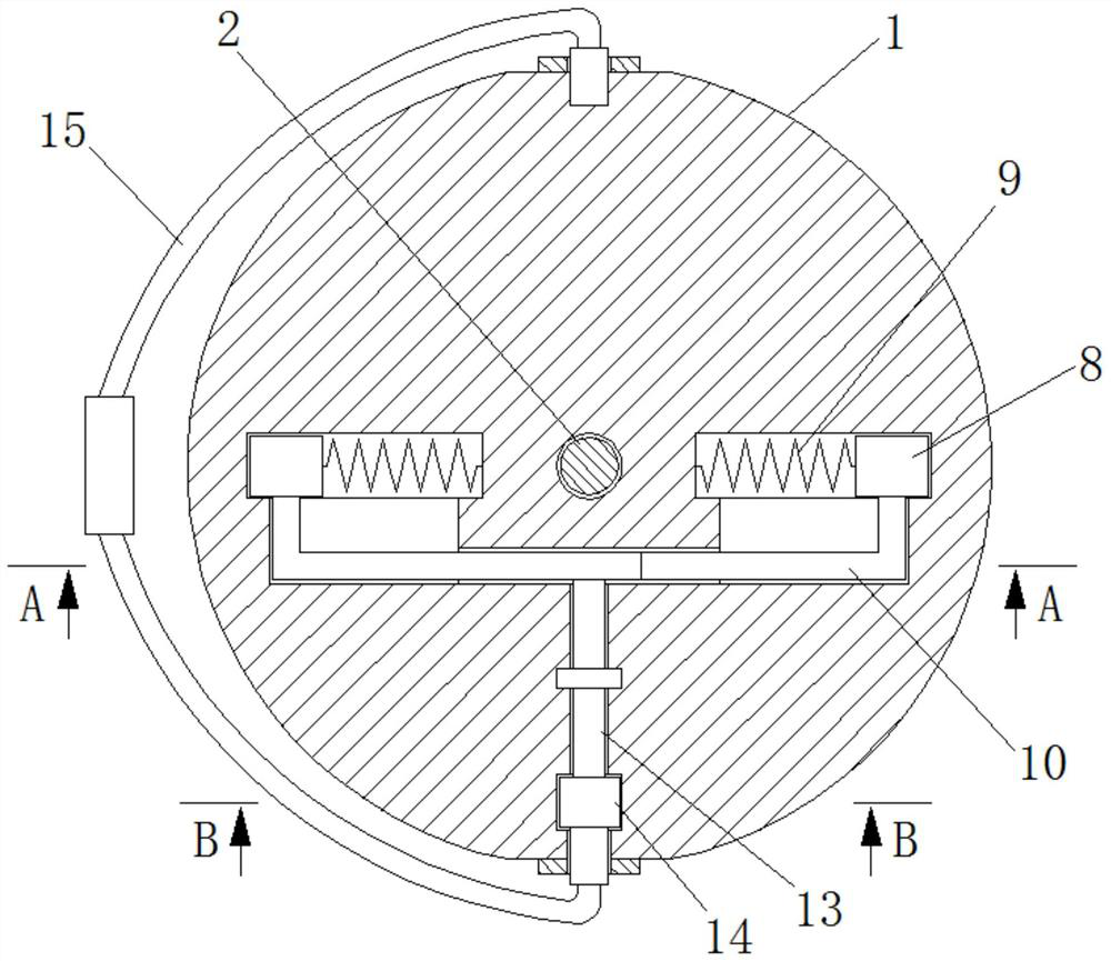 A storage device for architectural paint based on gear cross transmission