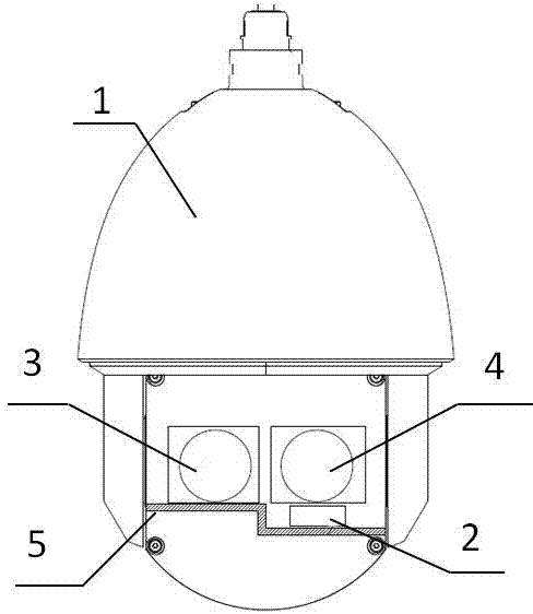 Dual-lens camera shooting machine