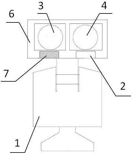 Dual-lens camera shooting machine