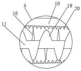 Sand screening device for building construction and application method thereof