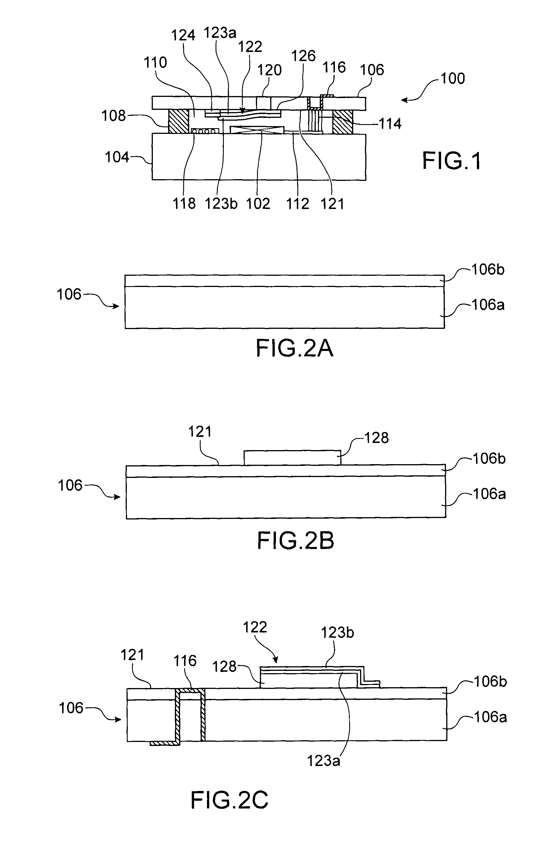 Microcavity structure and encapsulation structure for a microelectronic device