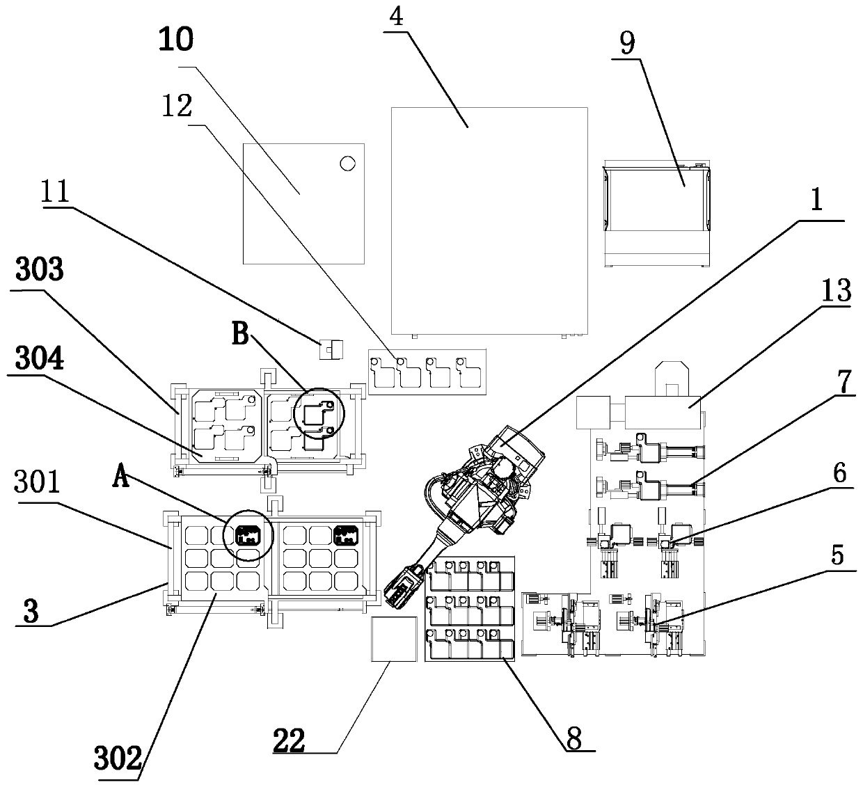 Automatic oil pot assembly detection production line