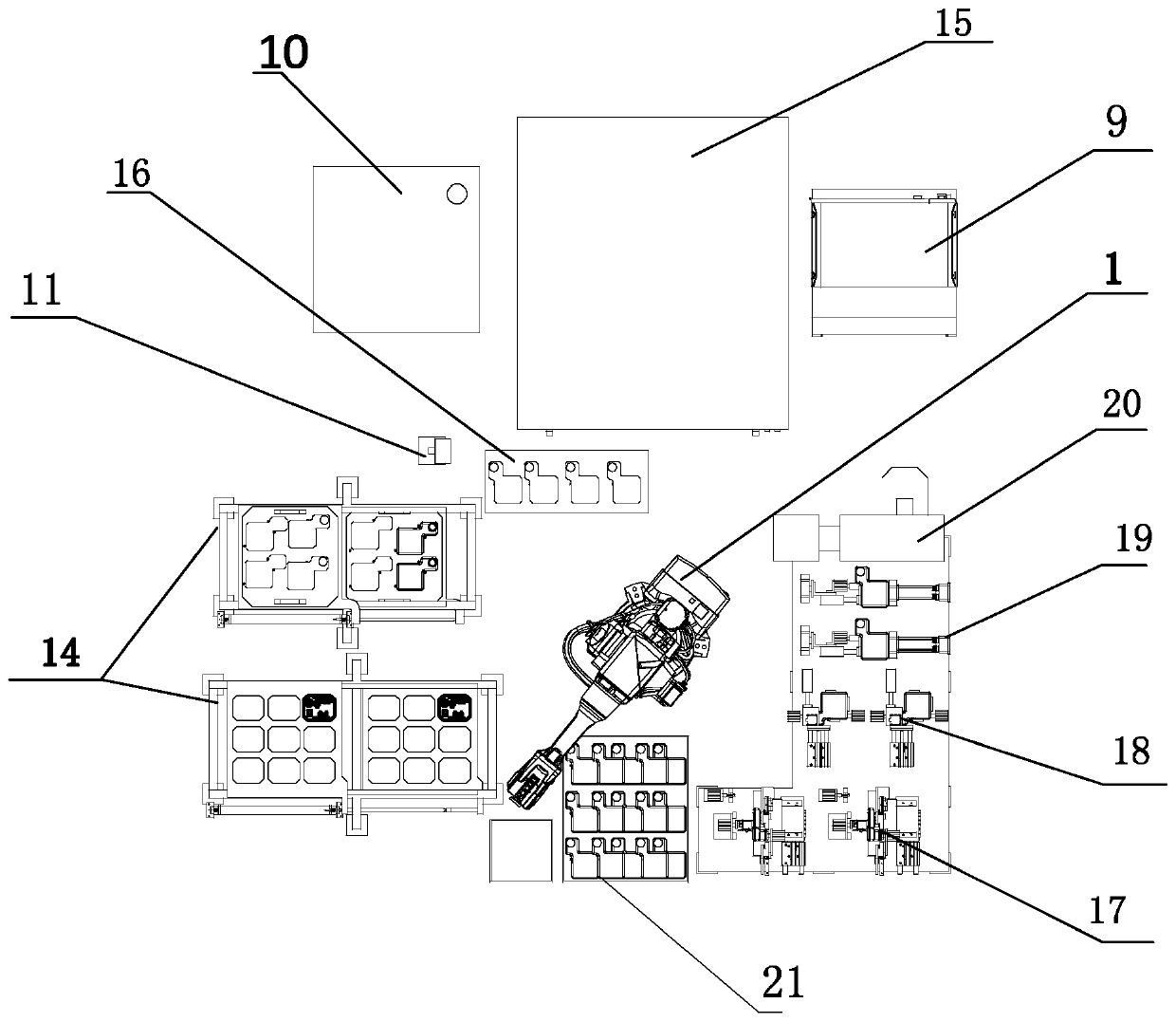 Automatic oil pot assembly detection production line