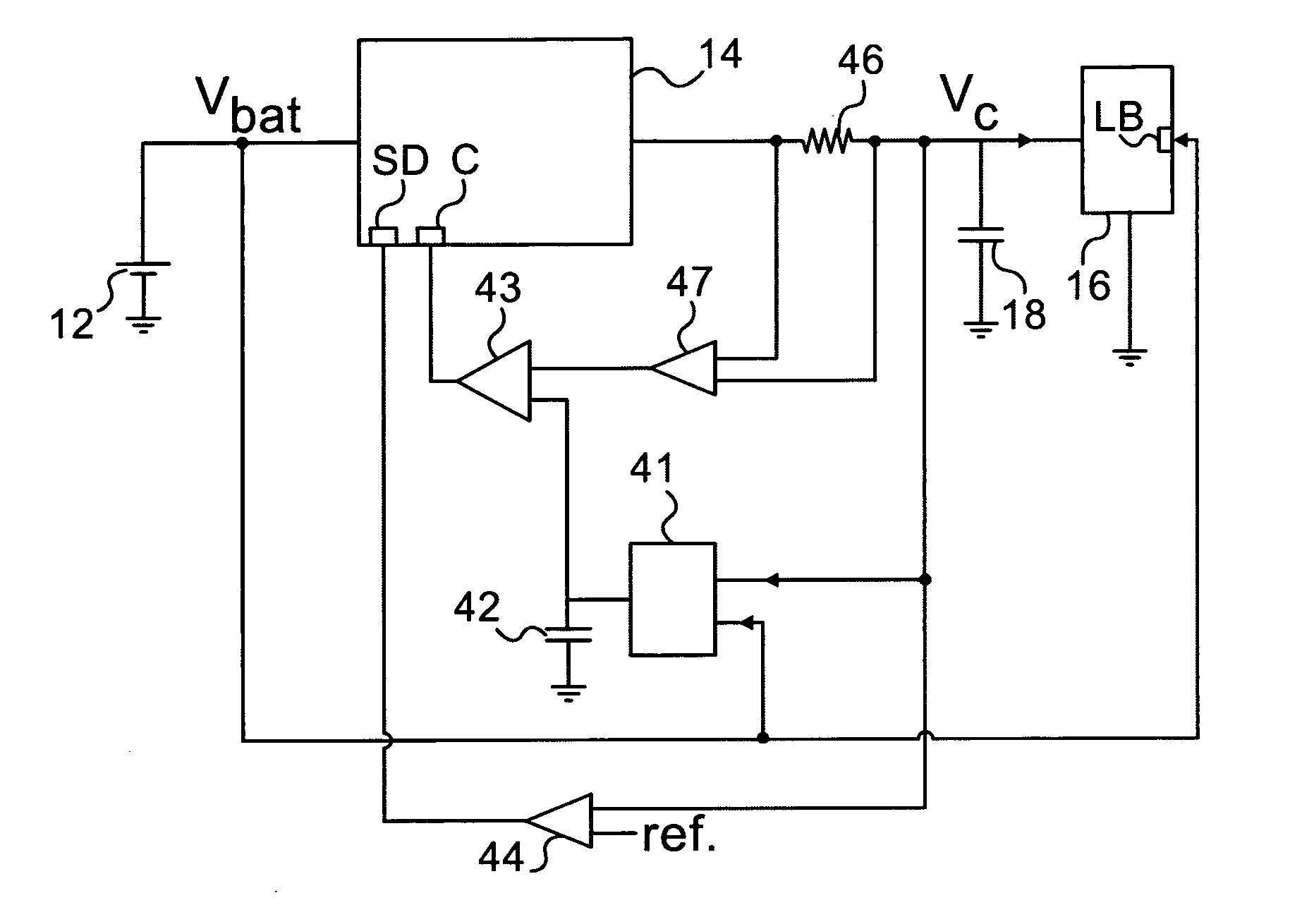 Capacitor powered mobile electronic device