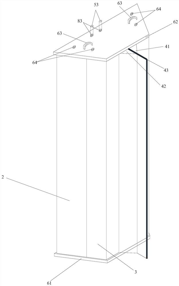 Construction method of installing rubber waterstop for automatic folding joint box of underground diaphragm wall