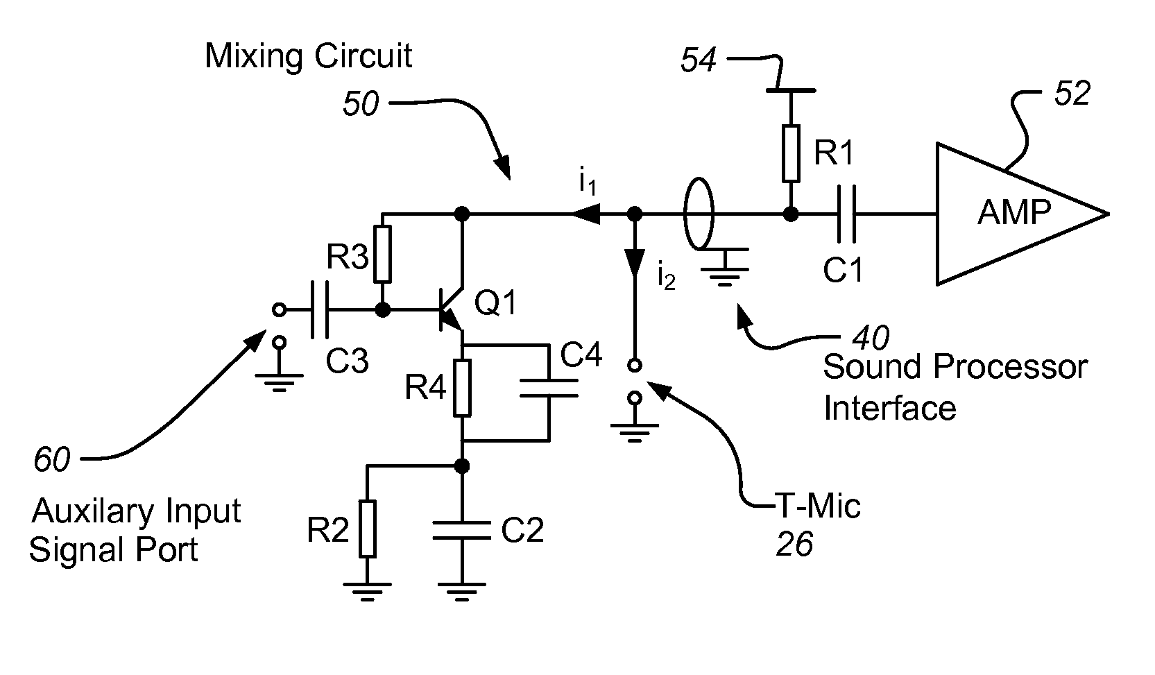 Accessory adapter for cochlear implant system providing simultaneous T-mic and external audio input