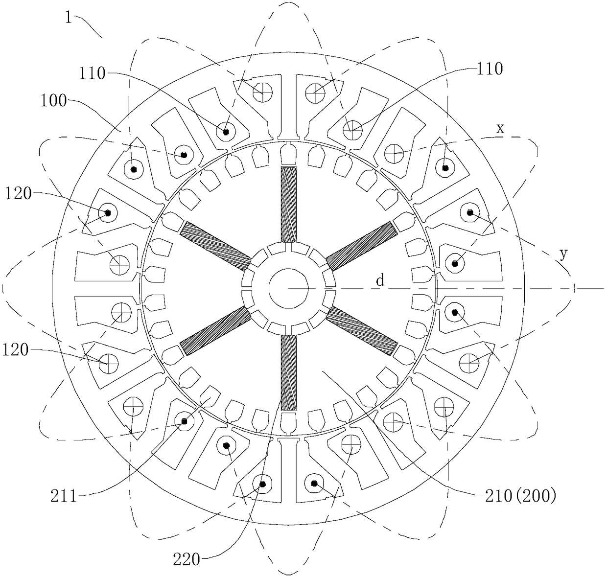 Self-starting electric control device, single-phase permanent magnet motor and self-starting electric control method