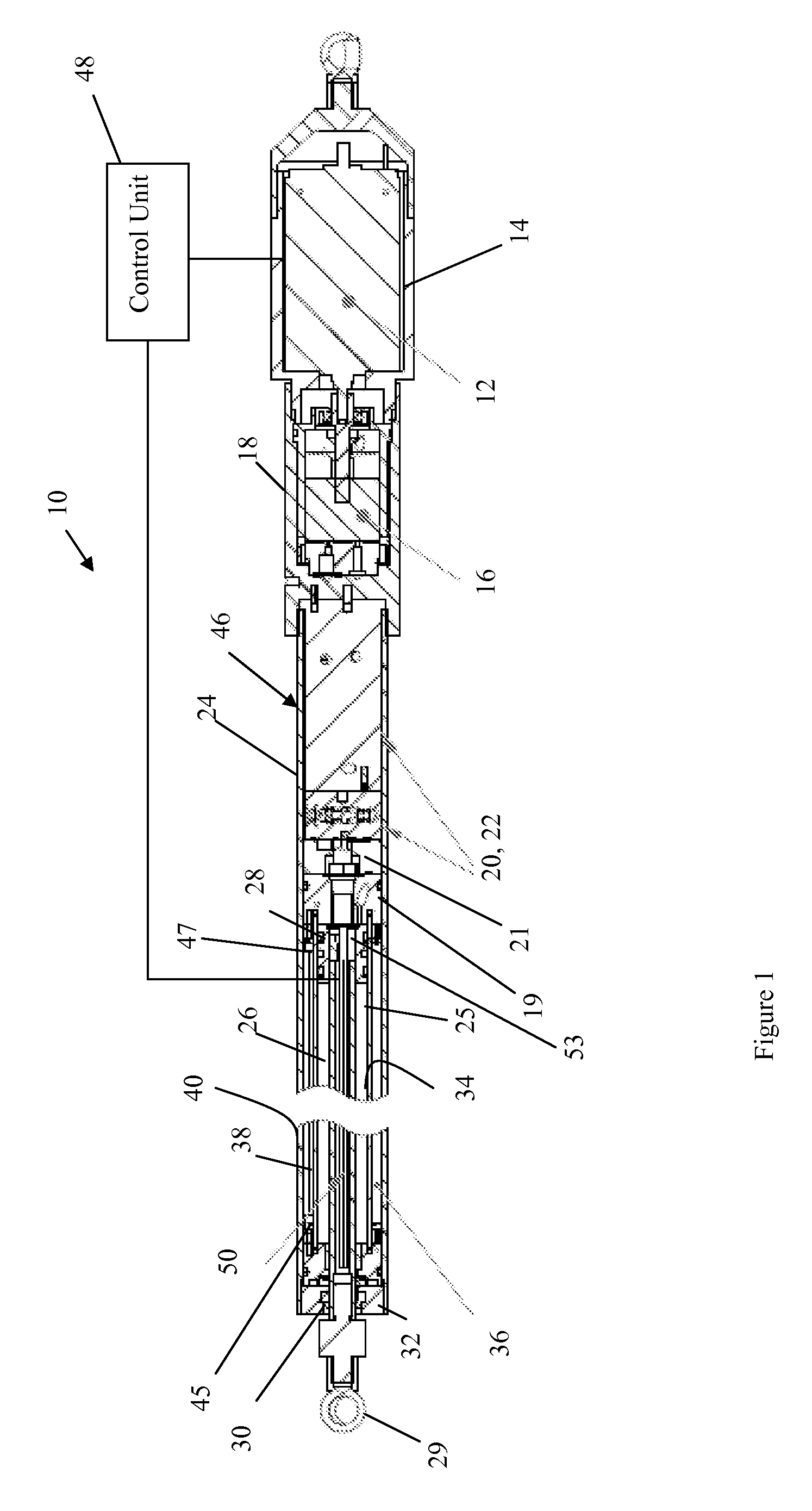 Compact hydraulic actuator system