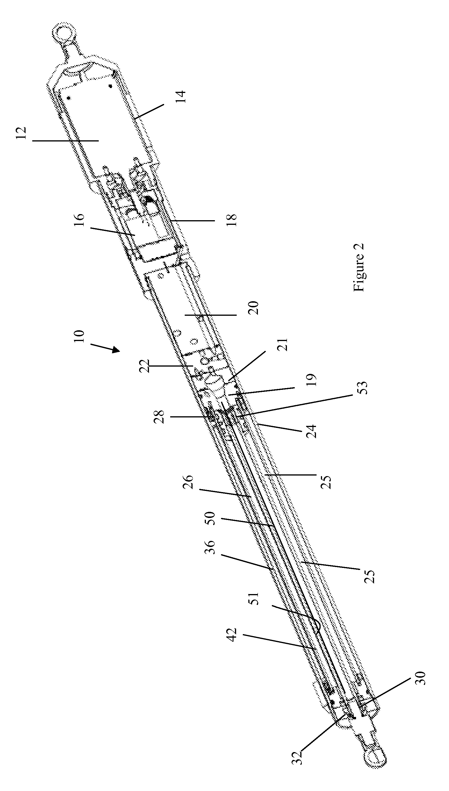 Compact hydraulic actuator system