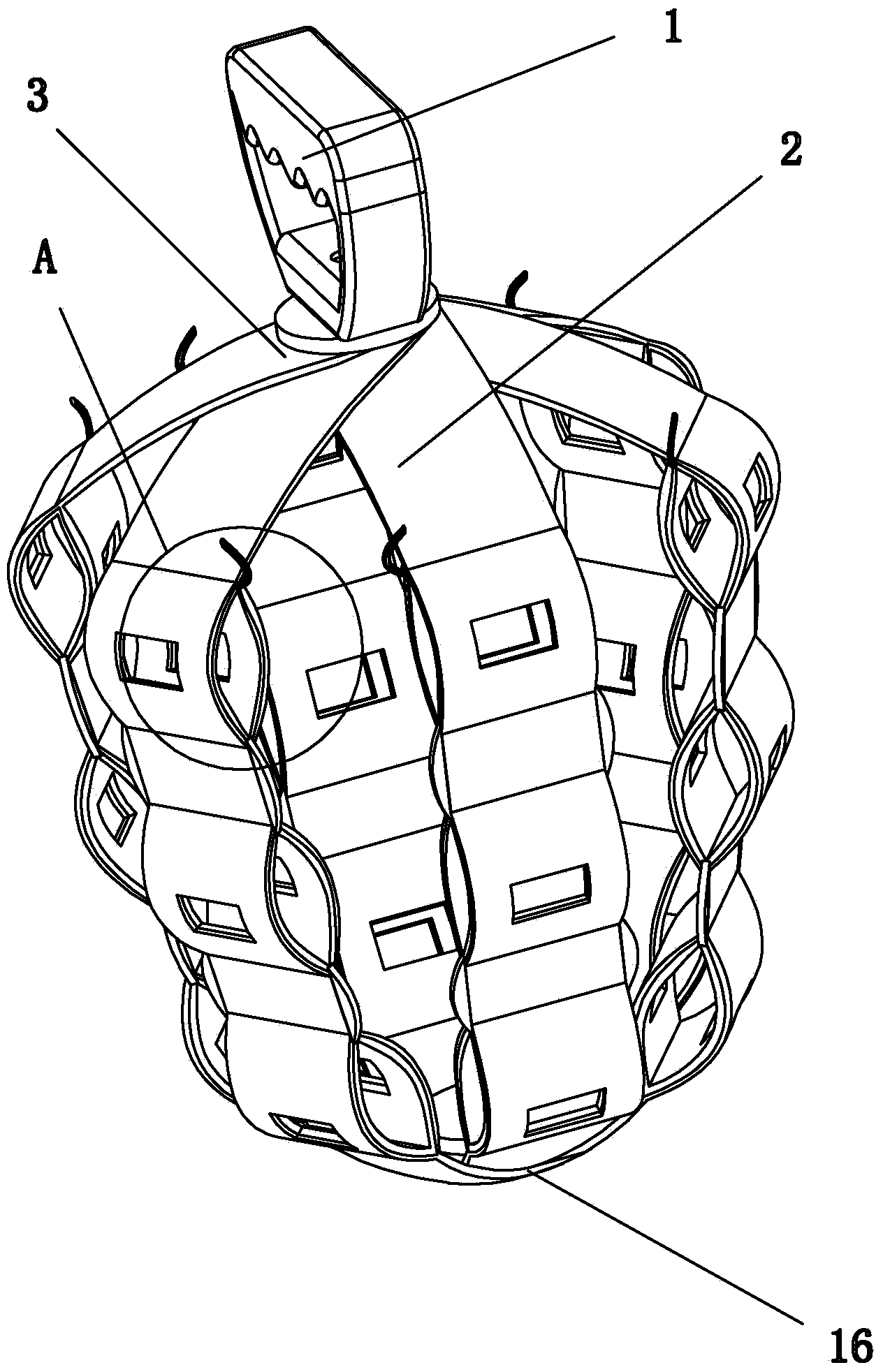 Portable egg packaging box