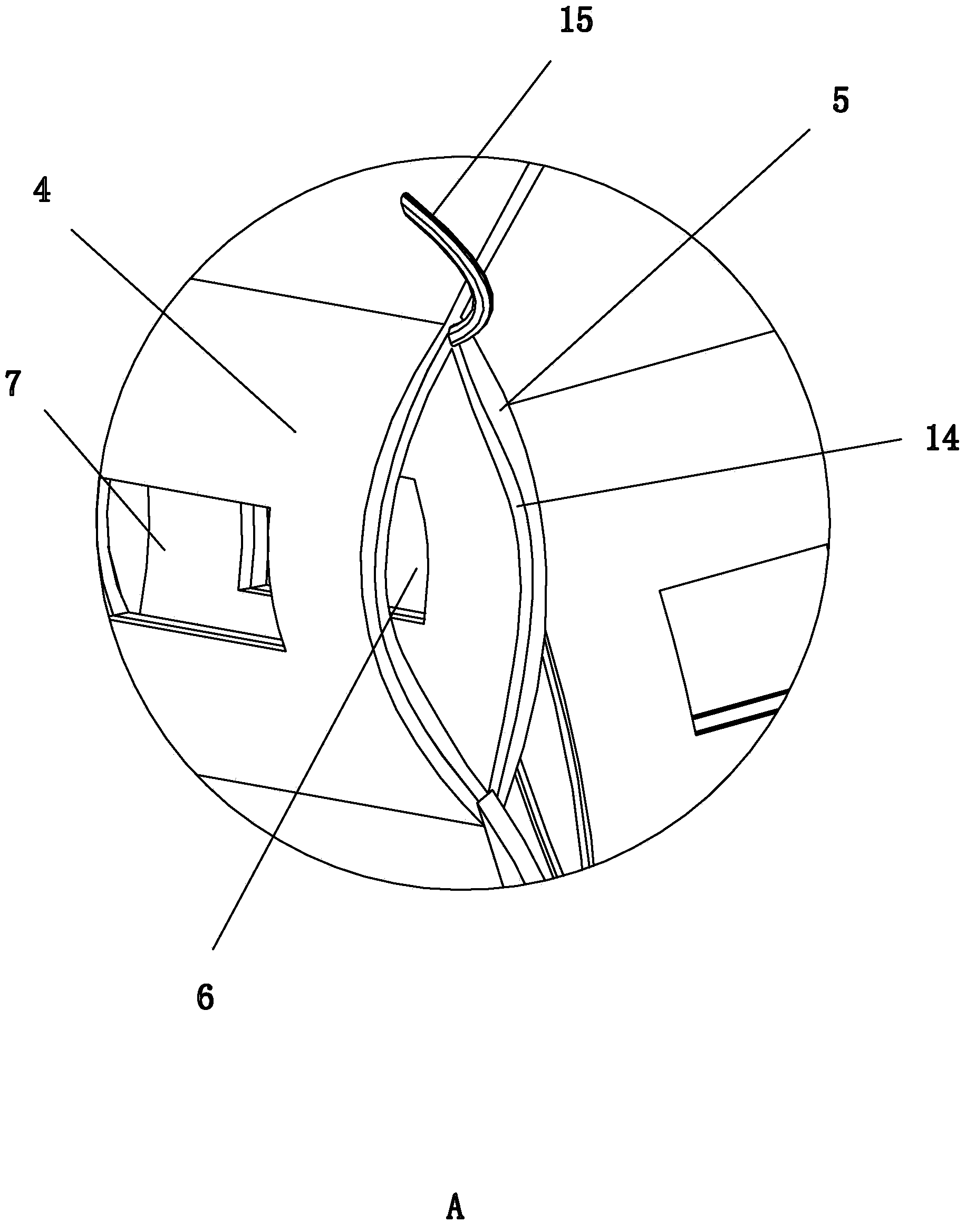 Portable egg packaging box