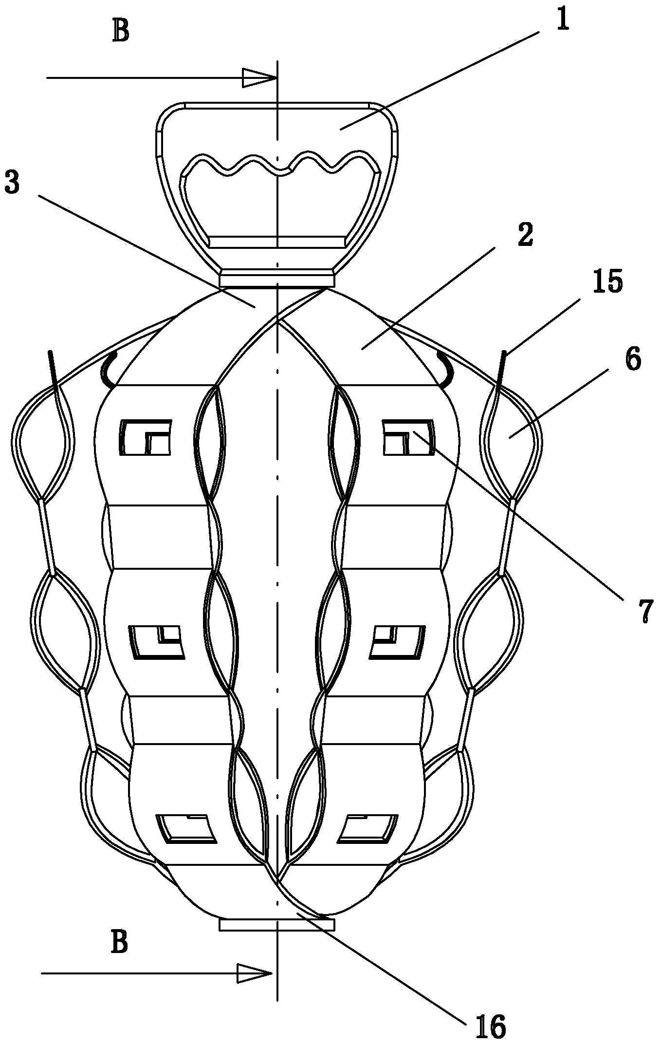 Portable egg packaging box