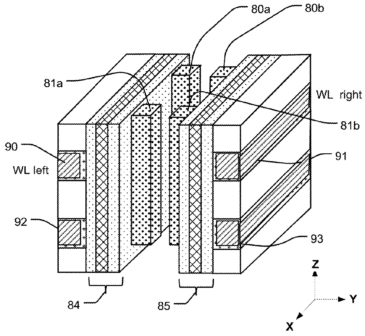 Method for manufacturing 3D NAND memory using gate replacement, and resulting structures