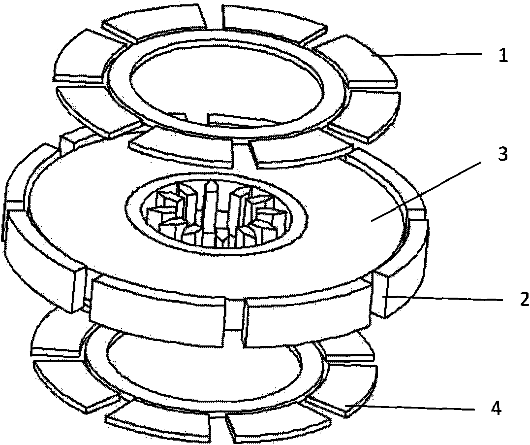 Micro gyro driven by static suspension corona to rotate