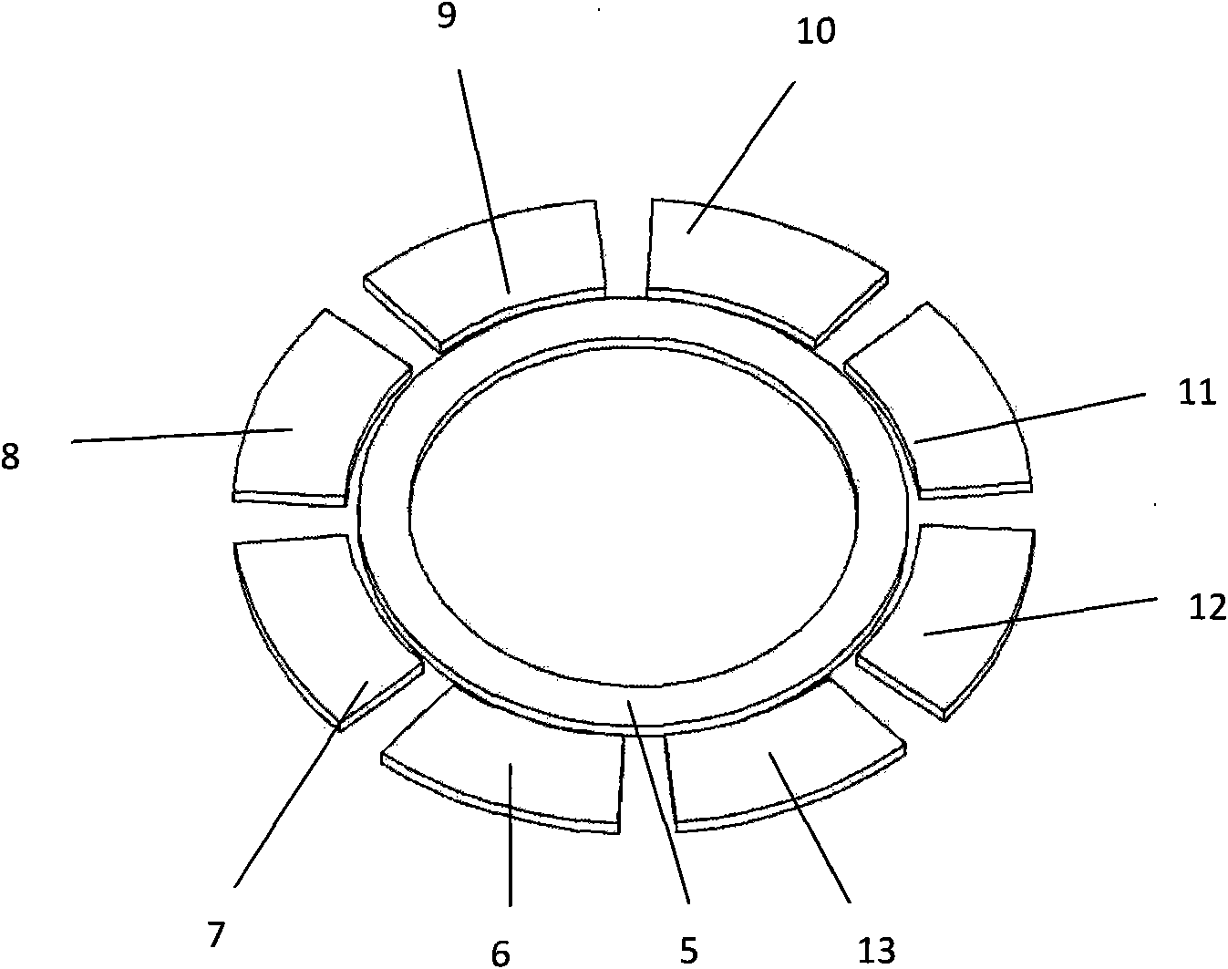 Micro gyro driven by static suspension corona to rotate