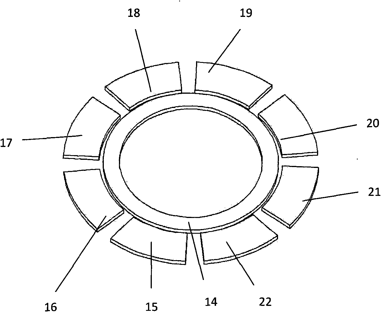 Micro gyro driven by static suspension corona to rotate