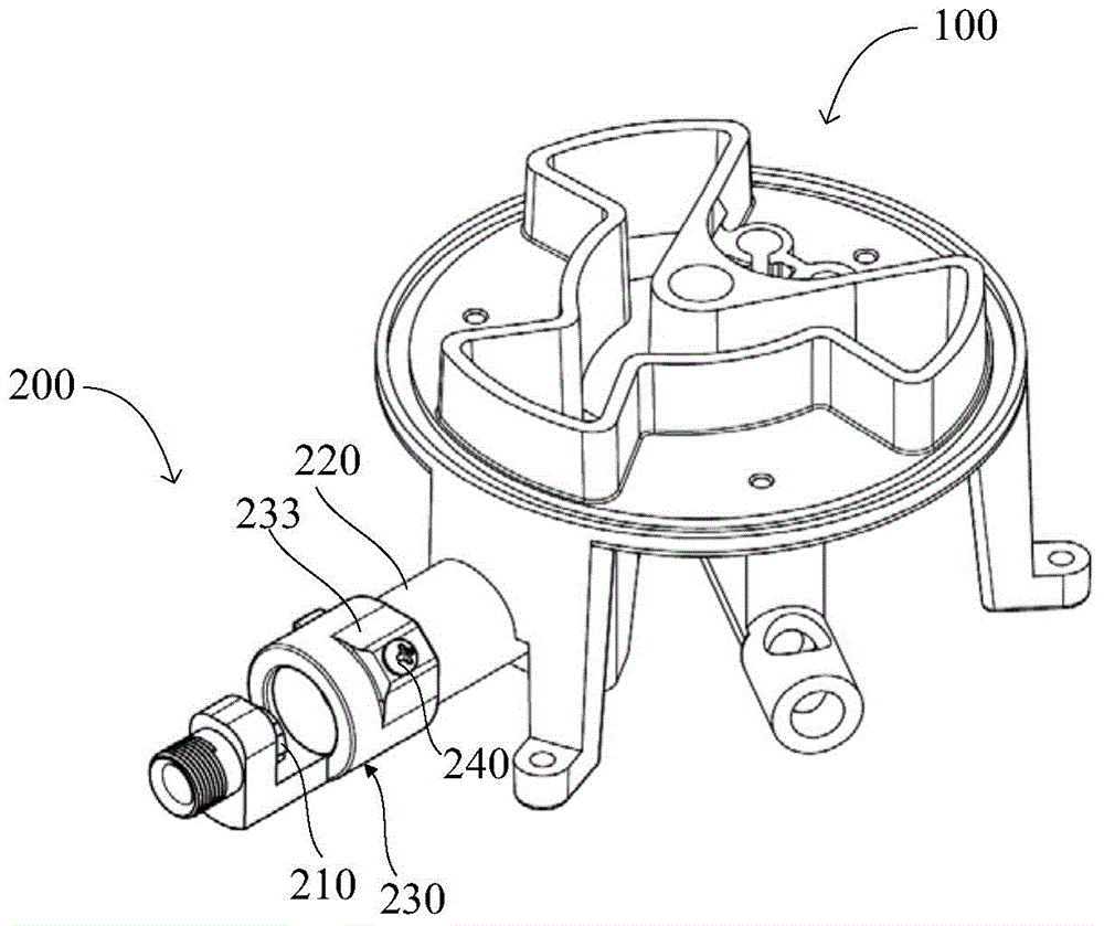 Burner for gas stove and gas stove