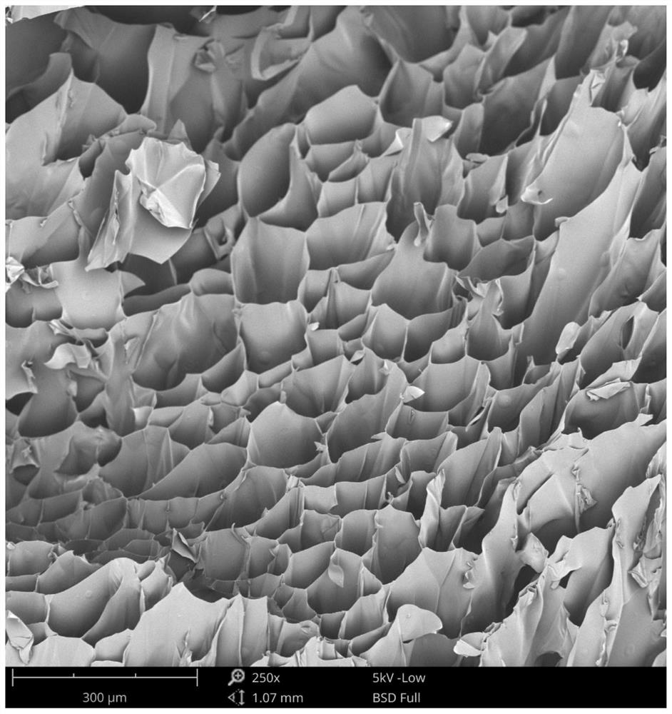 Porous hydrogel sponge as well as preparation method and application thereof