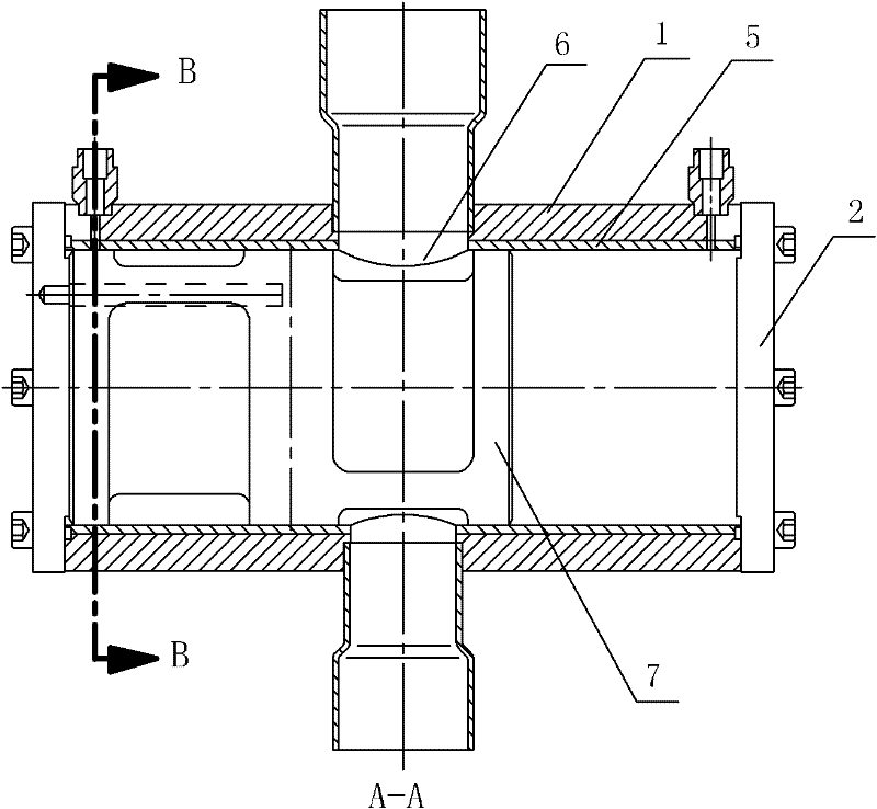 Piston type four-way reversing valve