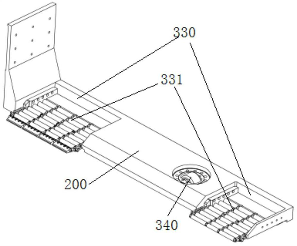 Outer forklift parking robot with blocking tooth structure and parking implementation method of outer forklift parking robot