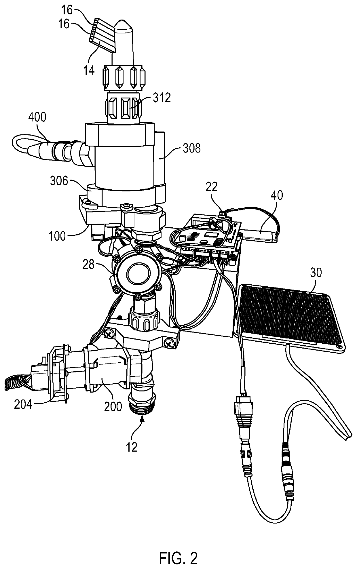 Magnetically coupled actuator and limit switch assembly for a sealed chamber system