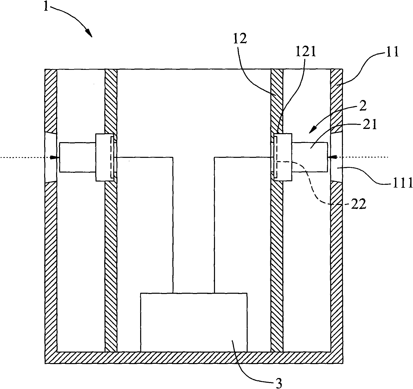 Image shooting device in panorama mode